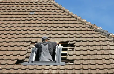 Pose de velux à Landorthe